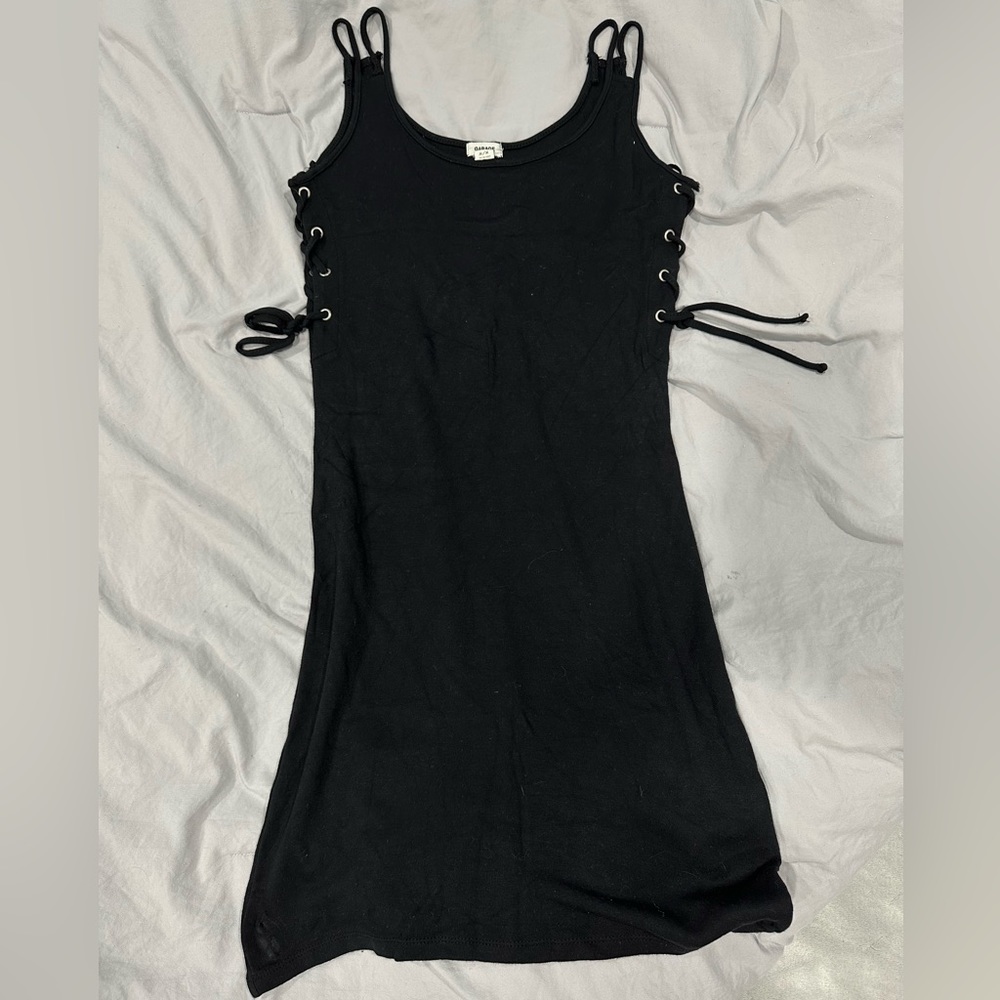 Garage Bodycon Dress with Side Ties